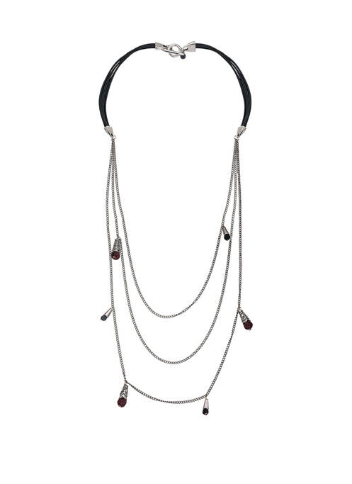 Colier gri N°3 femeie