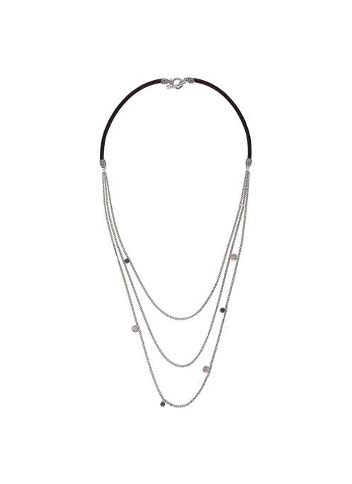 Colier gri N°3 femeie