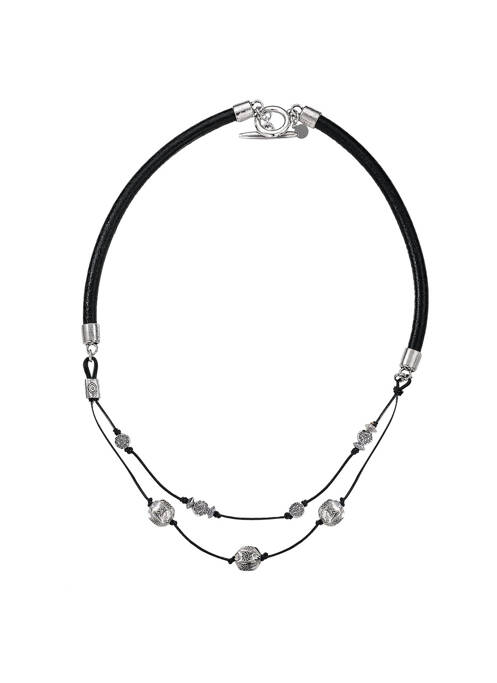 Colier gri N°3 femeie