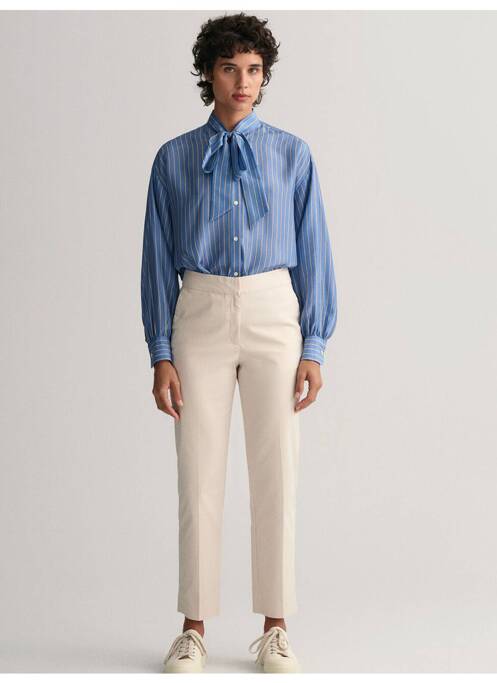 Pantalon ecru GANT femeie