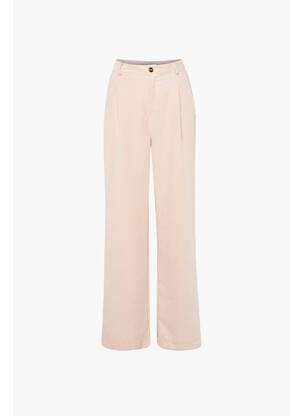 Pantalon drept bej TERRA DI SIENA femeie