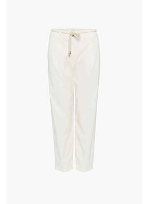 Pantalon 7/8 alb OPUS femeie