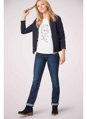 Blugi cu croială dreaptă albastru TOM TAILOR femeie