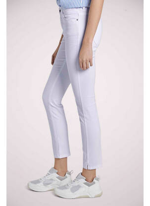 Blugi cu croială slim alb TOM TAILOR femeie