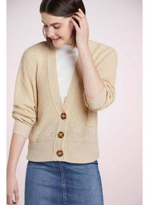 Vestă cu mâneci lungi bej TOM TAILOR femeie