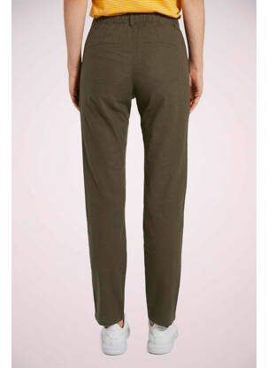 Pantalon slim verde TOM TAILOR femeie