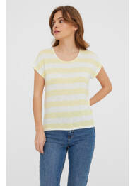 Tricou galben VERO MODA femme
