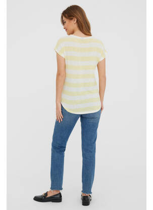 Tricou galben VERO MODA femeie