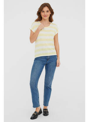 Tricou galben VERO MODA femeie