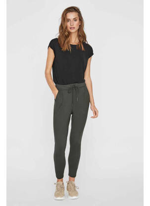 Pantalon chino verde VERO MODA femeie