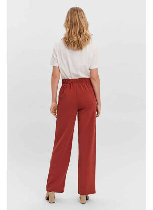 Pantalon larg roșu VERO MODA femeie