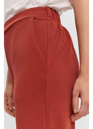 Pantalon larg roșu VERO MODA femeie