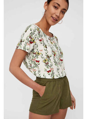 Șort verde VERO MODA femeie