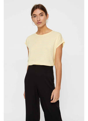 Tricou galben VERO MODA femeie