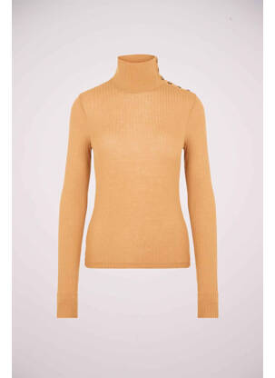 Pulover cu guler înalt maro VERO MODA femeie