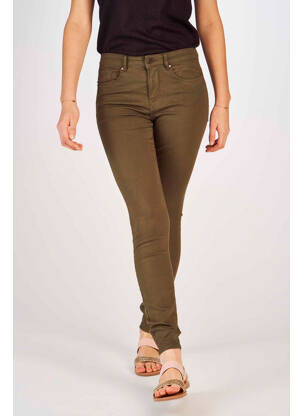 Blugi skinny verde VERO MODA femeie