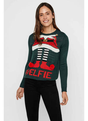 Pulover verde VERO MODA femeie