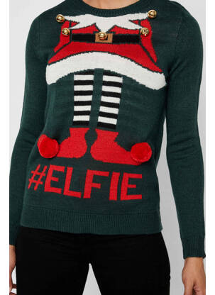 Pulover verde VERO MODA femeie