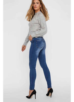 Blugi skinny albastru VERO MODA femeie