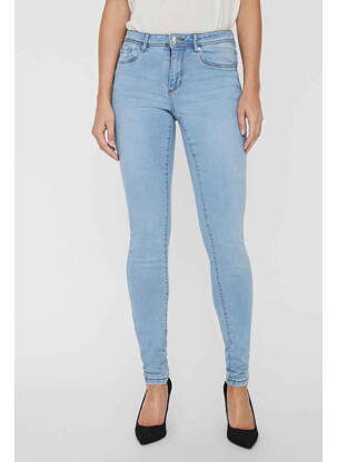 Blugi skinny albastru VERO MODA femeie