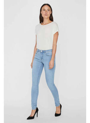 Blugi skinny albastru VERO MODA femeie