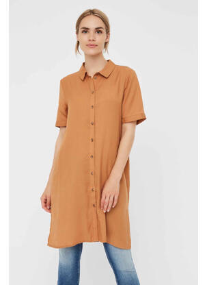 Rochie scurtă maro VERO MODA femeie