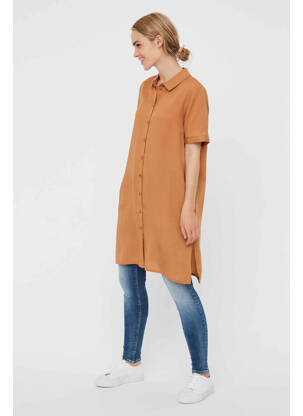 Rochie scurtă maro VERO MODA femeie
