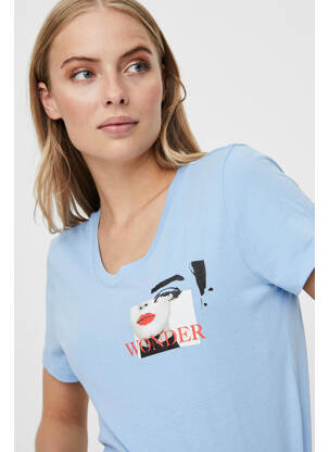 Tricou albastru VERO MODA femeie