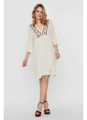 Rochie scurtă bej VERO MODA femeie