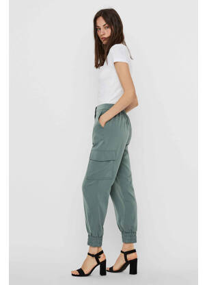 Pantalon cargo verde VERO MODA femeie