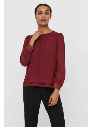 Cămașă roșu VERO MODA femeie