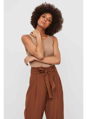 Pantalon evazat maro VERO MODA femeie