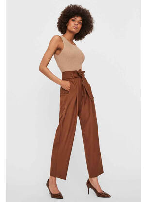 Pantalon evazat maro VERO MODA femeie