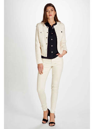 Blugi skinny bej VERO MODA femeie