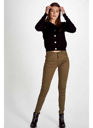 Blugi skinny verde VERO MODA femeie