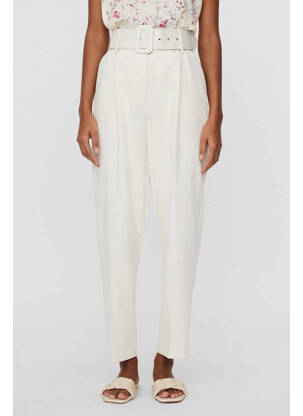 Pantalon evazat bej VERO MODA femeie