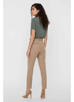 Pantalon slim maro VERO MODA femeie