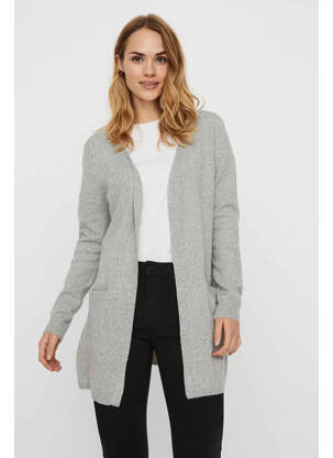 Vestă cu mâneci lungi gri VERO MODA femeie