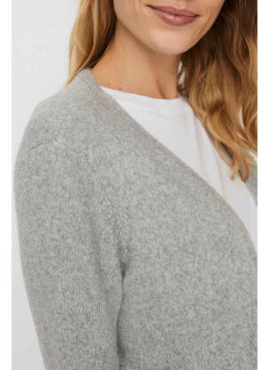 Vestă cu mâneci lungi gri VERO MODA femeie