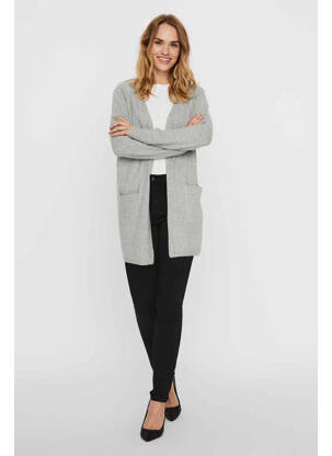 Vestă cu mâneci lungi gri VERO MODA femeie