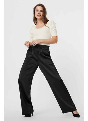 Pantalon larg negru VERO MODA femeie