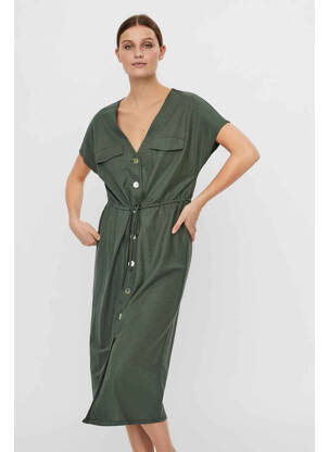 Rochie lungă verde VERO MODA femeie