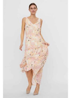 Rochie lungă bej VERO MODA femeie