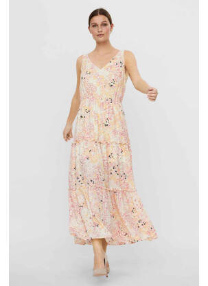 Rochie lungă bej VERO MODA femeie