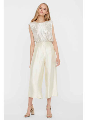 Pantalon 7/8 bej VERO MODA femeie