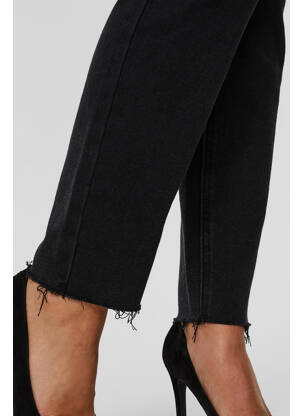 Blugi cu croială dreaptă negru VERO MODA femeie