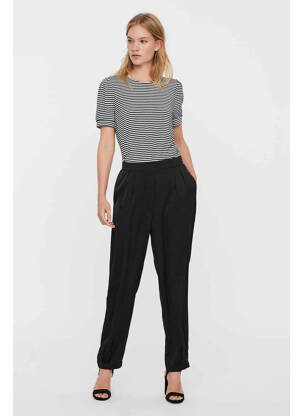 Pantalon drept negru VERO MODA femeie