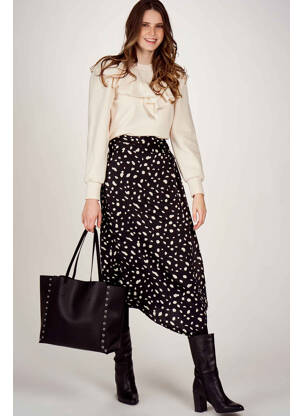 Fustă midi negru VERO MODA femeie