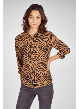 Cămașă maro VERO MODA femeie