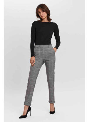Pantalon chino gri VERO MODA femeie
